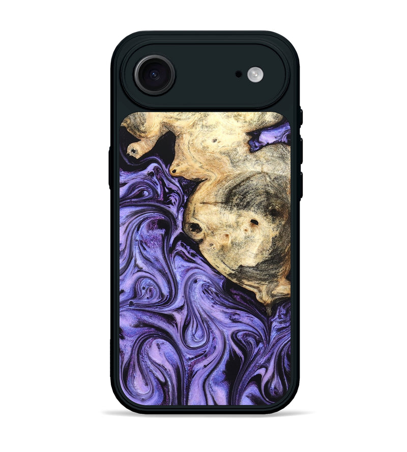 iPhone 17 Air Wood Phone Case - Kadin (Purple, 824685)