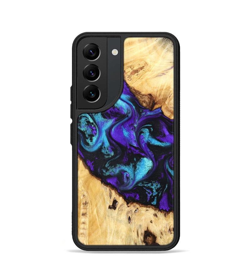 Galaxy S22 Wood Phone Case - Ivanna (Purple, 824686)