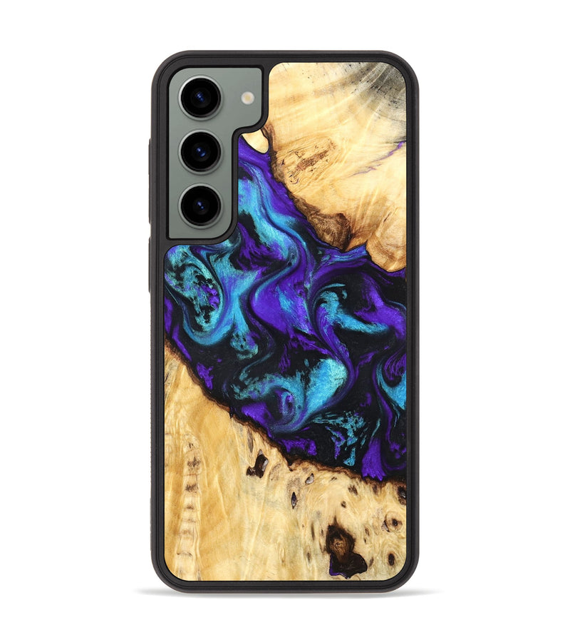 Galaxy S23 Plus Wood Phone Case - Ivanna (Purple, 824686)