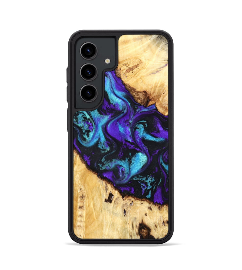 Galaxy S24 Wood Phone Case - Ivanna (Purple, 824686)
