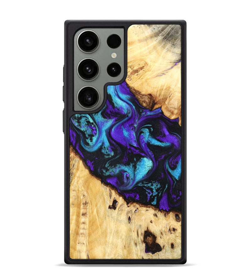 Galaxy S24 Ultra Wood Phone Case - Ivanna (Purple, 824686)