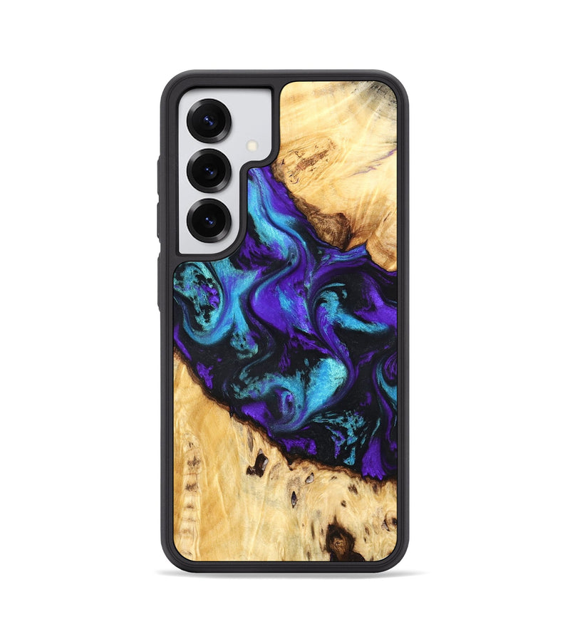Galaxy S25 Wood Phone Case - Ivanna (Purple, 824686)
