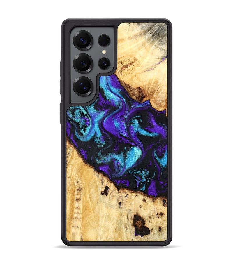 Galaxy S25 Ultra Wood Phone Case - Ivanna (Purple, 824686)