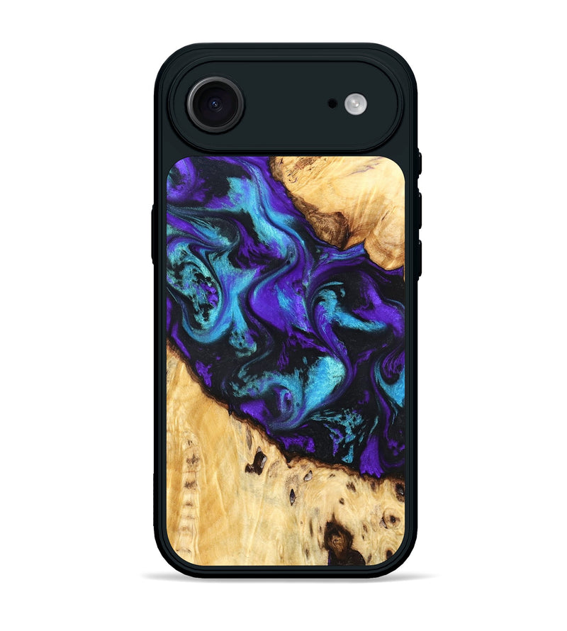 iPhone 17 Air Wood Phone Case - Ivanna (Purple, 824686)