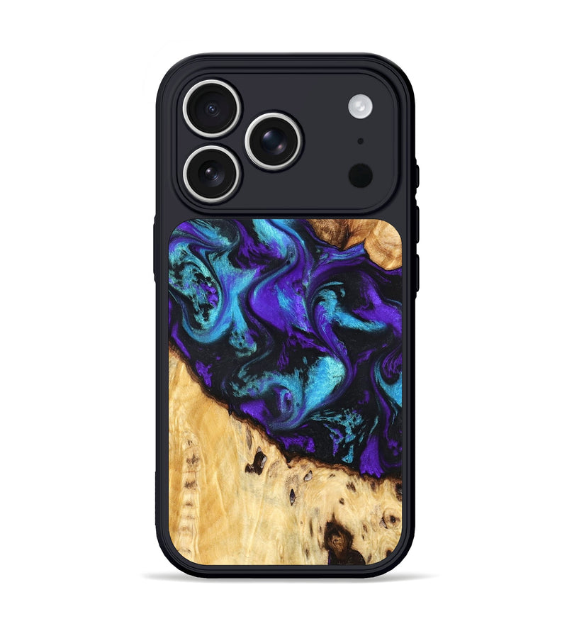 iPhone 17 Pro Wood Phone Case - Ivanna (Purple, 824686)