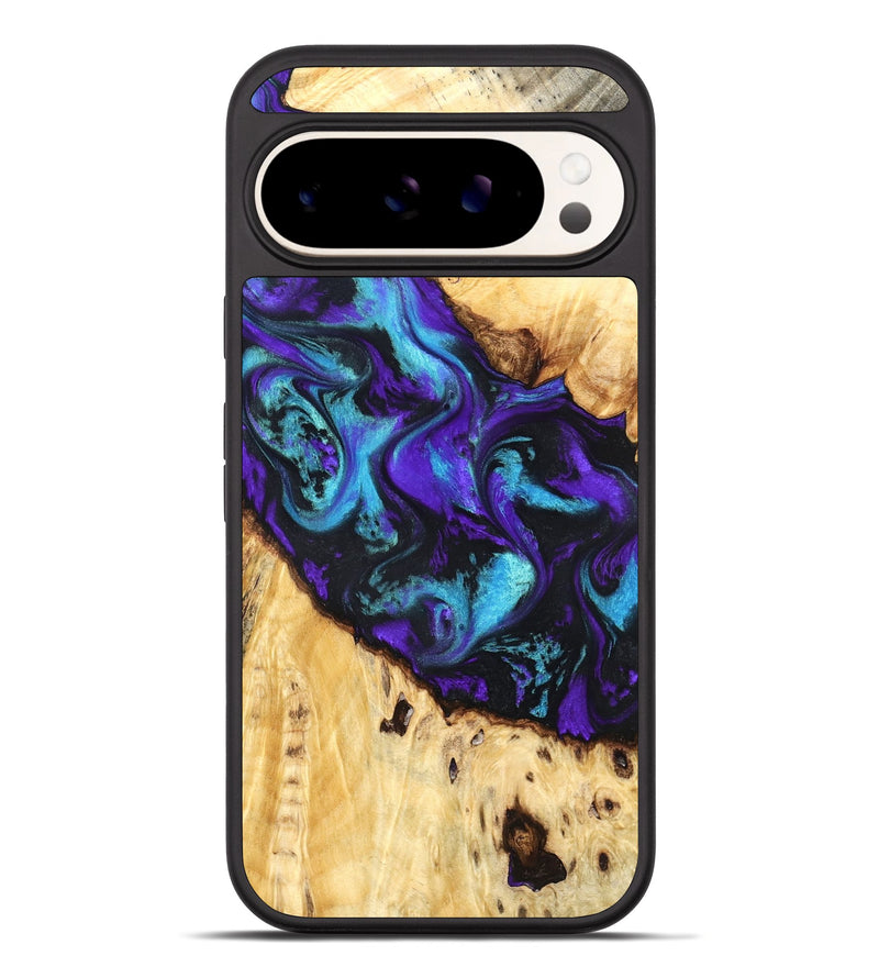 Pixel 10 Pro XL Wood Phone Case - Ivanna (Purple, 824686)