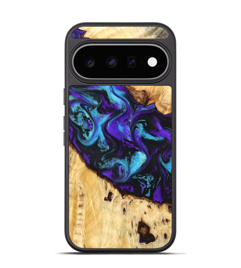 Pixel 11 Wood Phone Case - Ivanna (Purple, 824686)