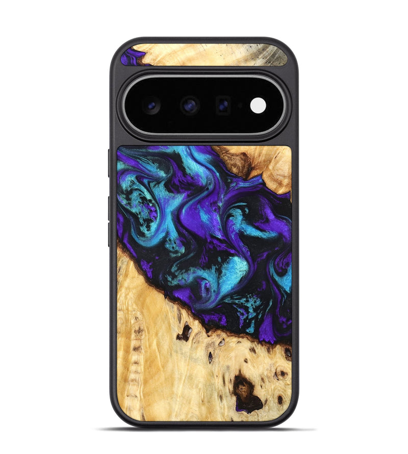Pixel 11 Pro Wood Phone Case - Ivanna (Purple, 824686)
