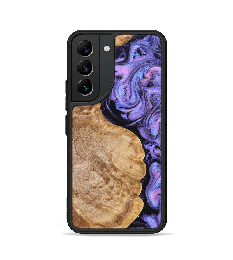 Galaxy S22 Wood Phone Case - Erik (Purple, 824687)