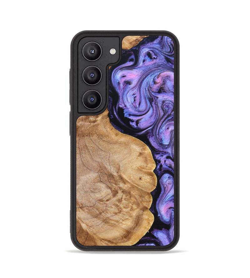 Galaxy S23 Wood Phone Case - Erik (Purple, 824687)