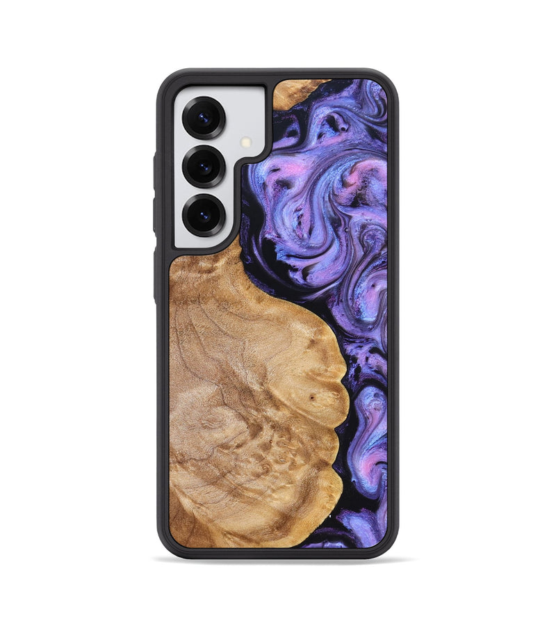 Galaxy S25 Wood Phone Case - Erik (Purple, 824687)