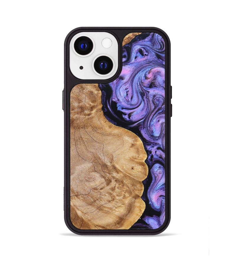 iPhone 13 Wood Phone Case - Erik (Purple, 824687)