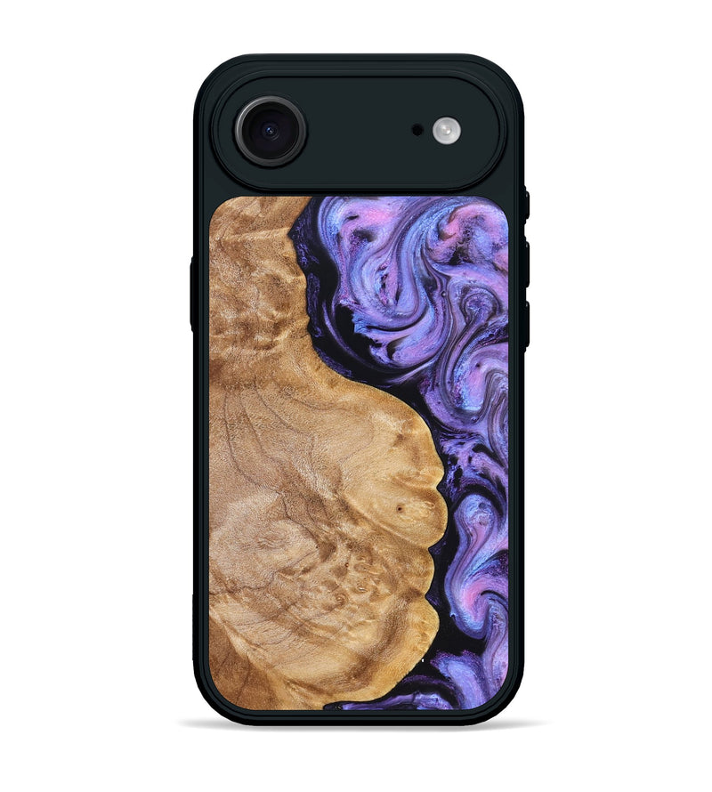 iPhone 17 Air Wood Phone Case - Erik (Purple, 824687)