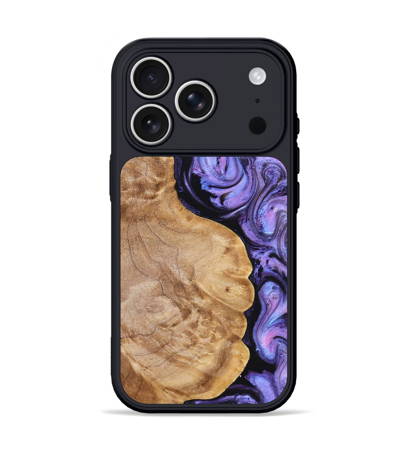 iPhone 17 Pro Wood Phone Case - Erik (Purple, 824687)