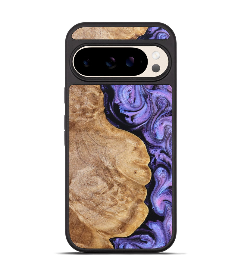 Pixel 10 Wood Phone Case - Erik (Purple, 824687)