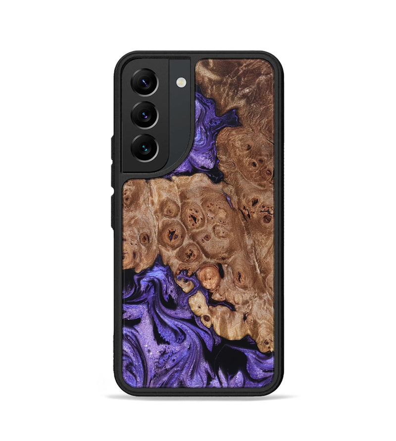 Galaxy S22 Wood Phone Case - Latasha (Purple, 824688)