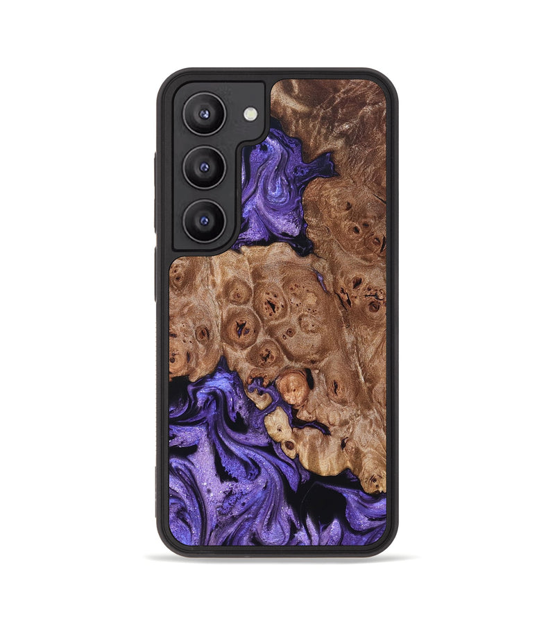 Galaxy S23 Wood Phone Case - Latasha (Purple, 824688)