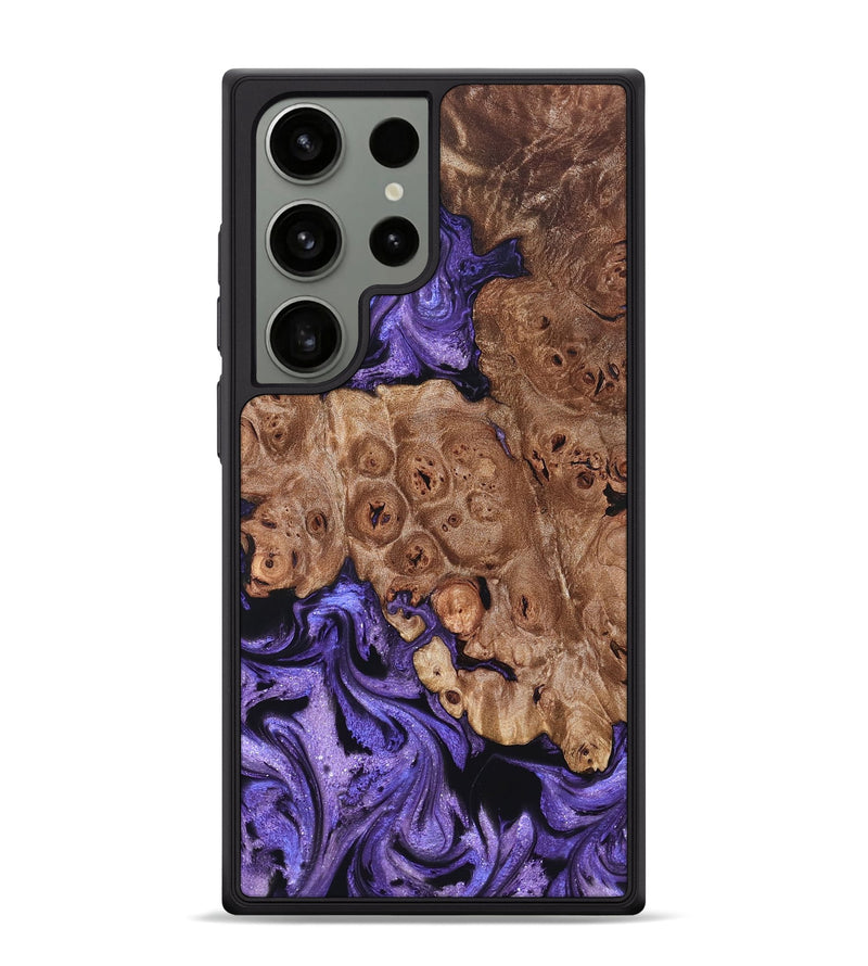 Galaxy S24 Ultra Wood Phone Case - Latasha (Purple, 824688)