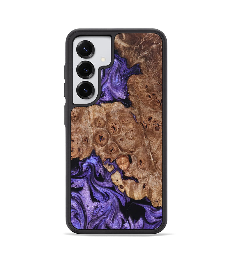 Galaxy S25 Wood Phone Case - Latasha (Purple, 824688)