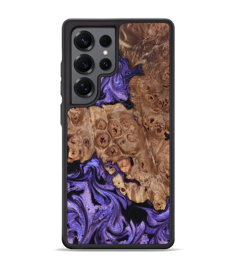 Galaxy S25 Ultra Wood Phone Case - Latasha (Purple, 824688)