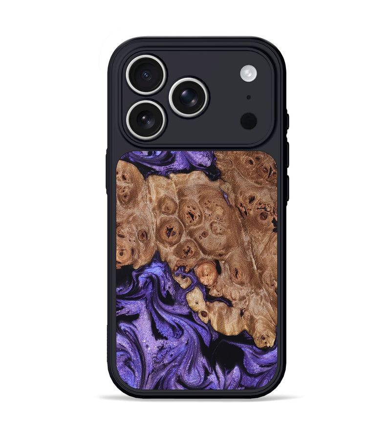 iPhone 17 Pro Wood Phone Case - Latasha (Purple, 824688)