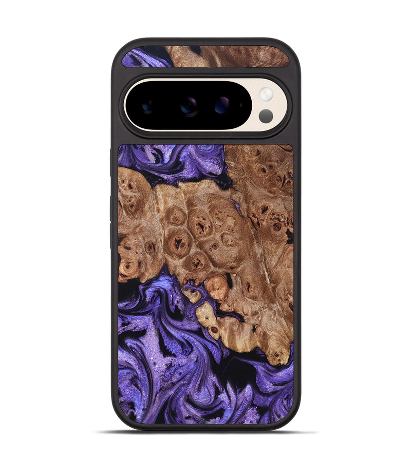 Pixel 10 Wood Phone Case - Latasha (Purple, 824688)
