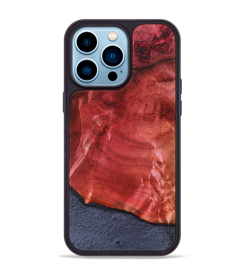 iPhone 14 Pro Max Wood Phone Case - Ruben (Wood Burl, 824690)