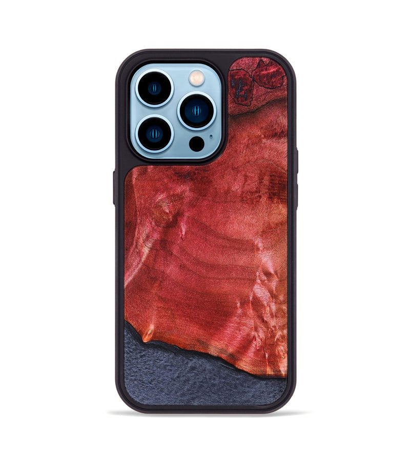 iPhone 14 Pro Wood Phone Case - Ruben (Wood Burl, 824690)