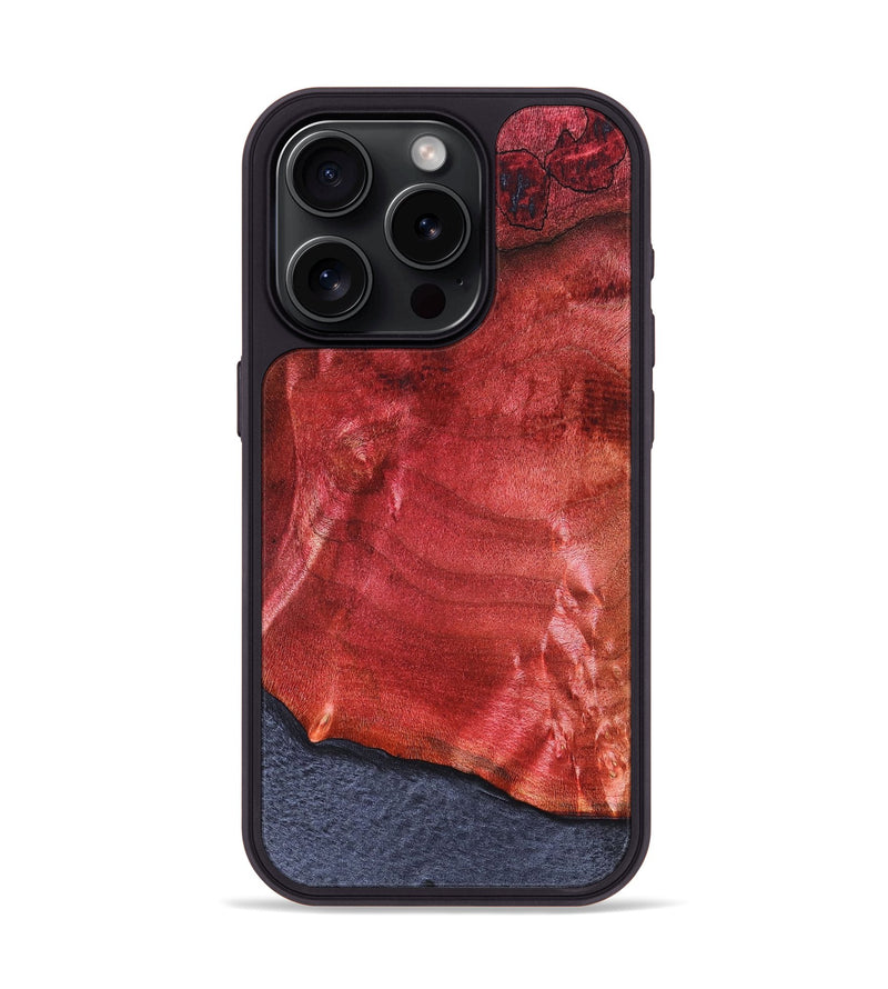 iPhone 15 Pro Wood Phone Case - Ruben (Wood Burl, 824690)