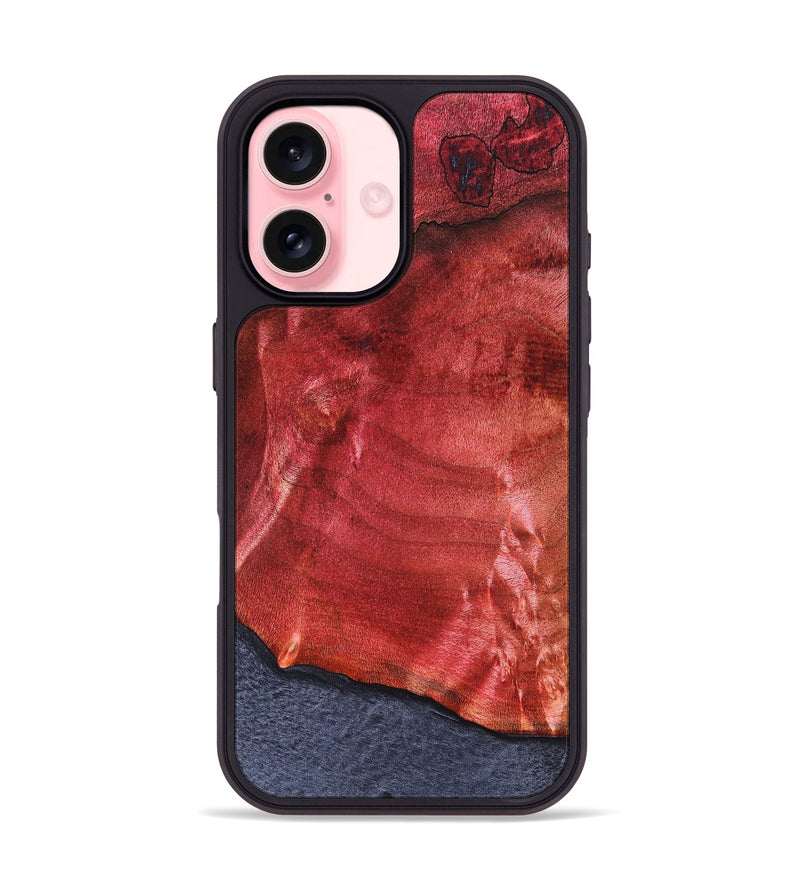 iPhone 16 Wood Phone Case - Ruben (Wood Burl, 824690)