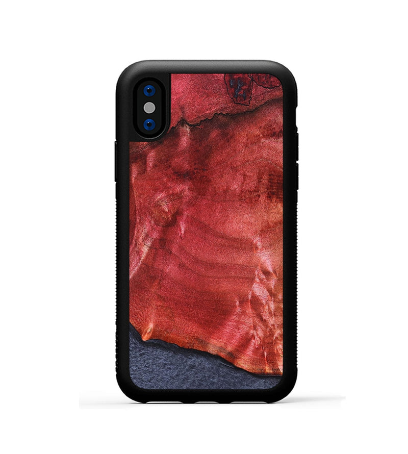 iPhone Xs Wood Phone Case - Ruben (Wood Burl, 824690)