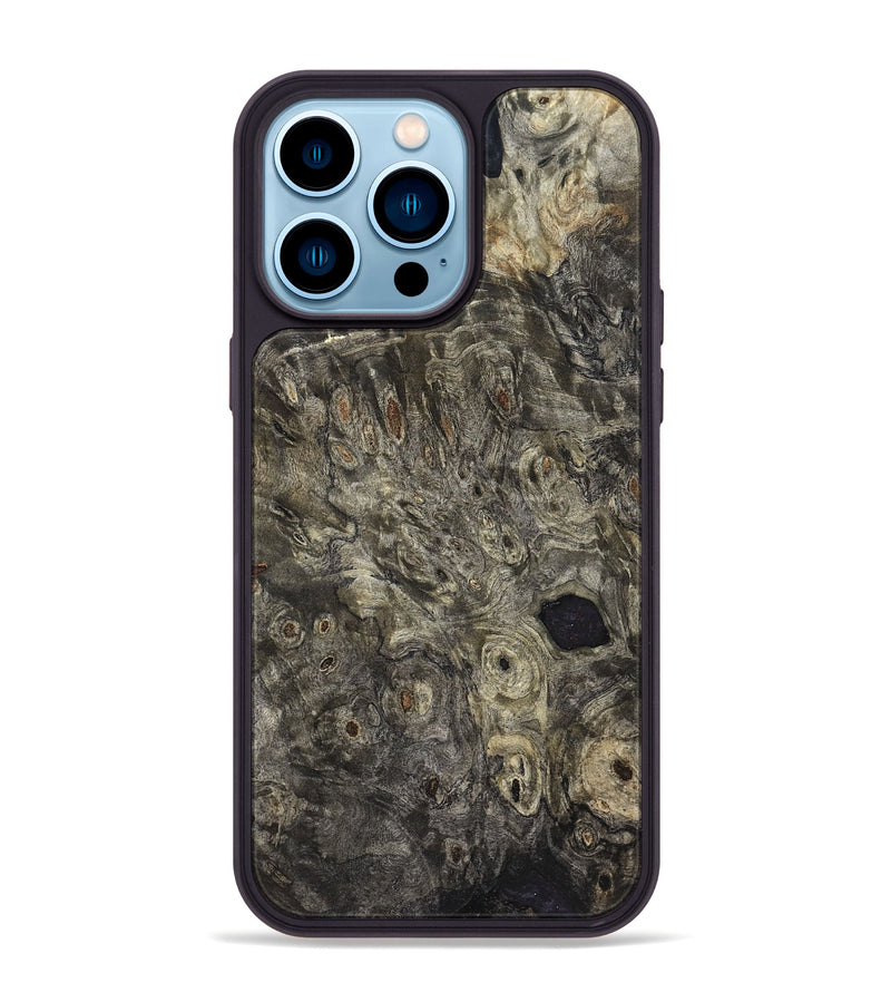 iPhone 14 Pro Max Wood Phone Case - Aidyn (Wood Burl, 824691)