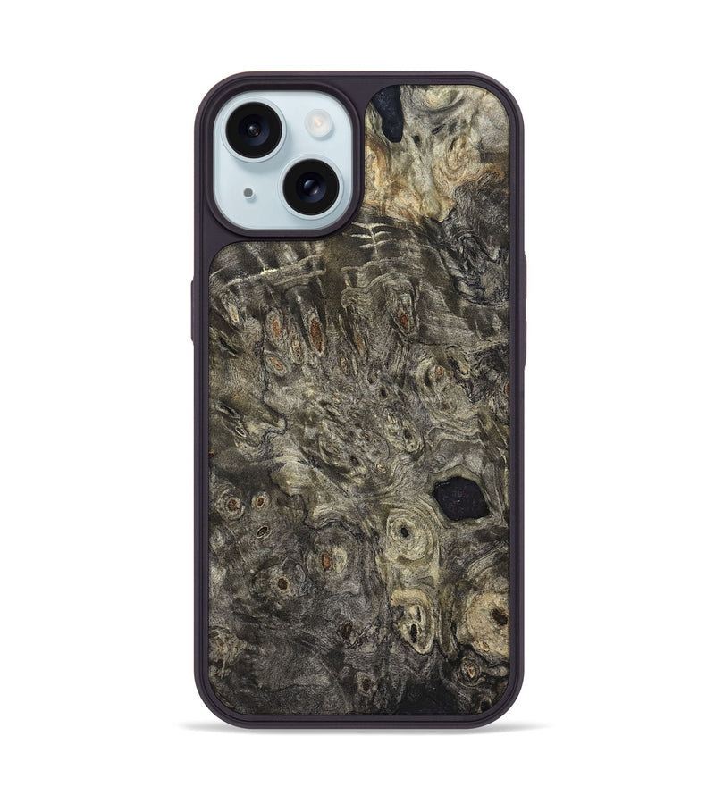 iPhone 15 Wood Phone Case - Aidyn (Wood Burl, 824691)
