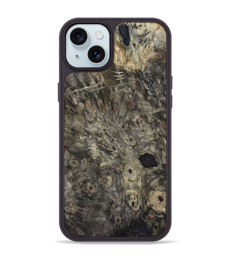 iPhone 15 Plus Wood Phone Case - Aidyn (Wood Burl, 824691)