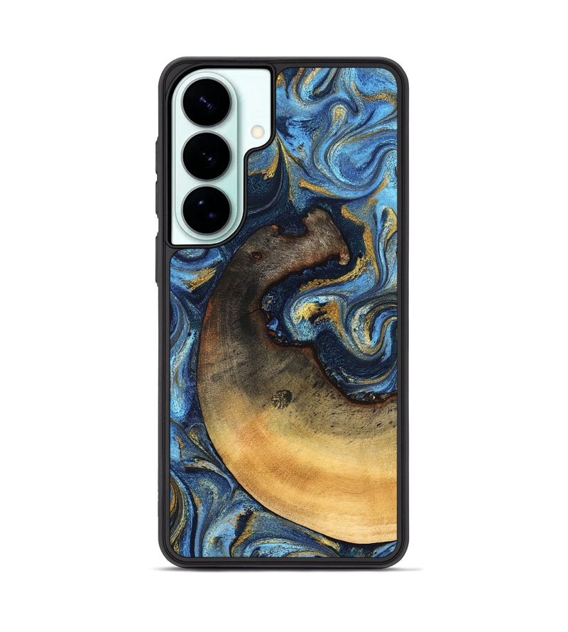 Galaxy S26 Plus Wood Phone Case - Jericho (Teal & Gold, 824694)