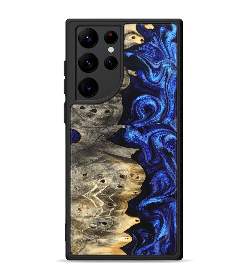 Galaxy S22 Ultra Wood Phone Case - Kenzo (Blue, 824699)