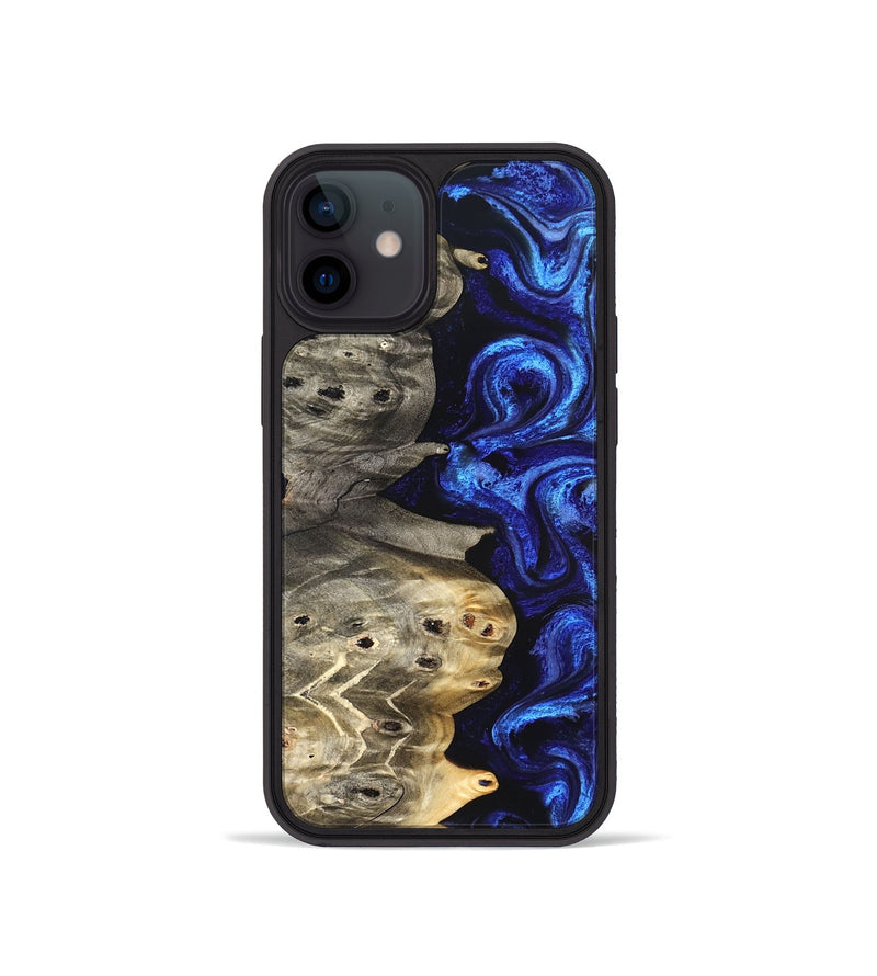 iPhone 12 mini Wood Phone Case - Kenzo (Blue, 824699)