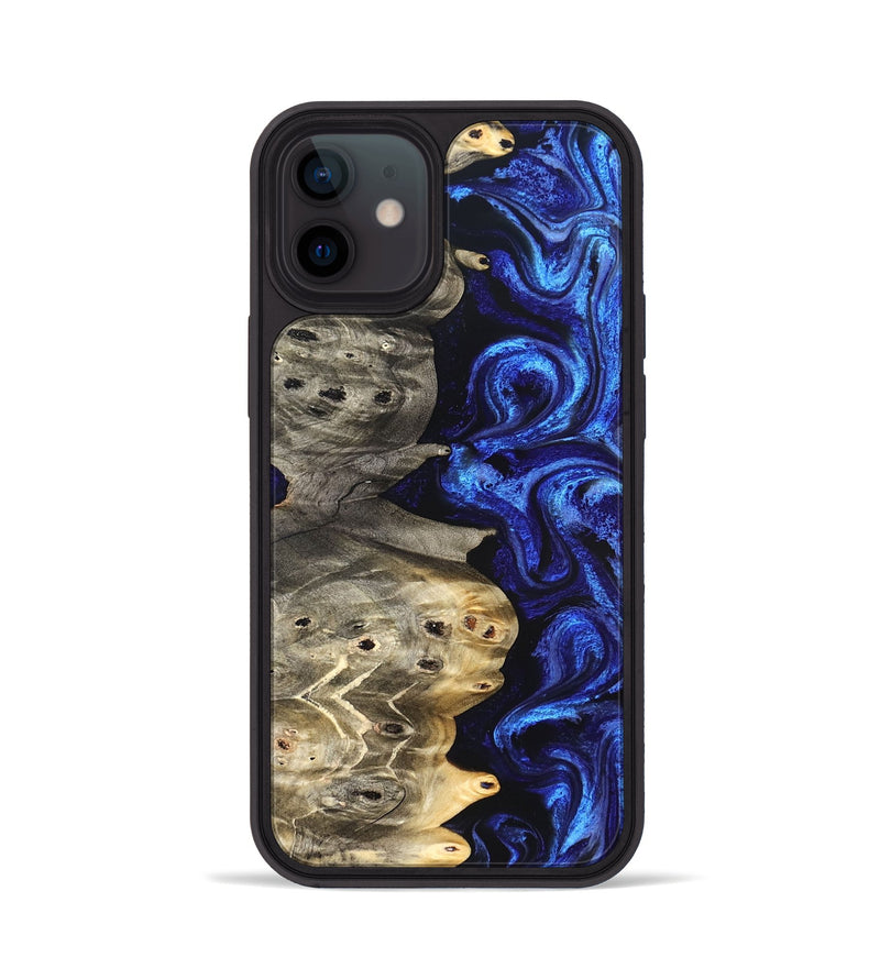 iPhone 12 Wood Phone Case - Kenzo (Blue, 824699)