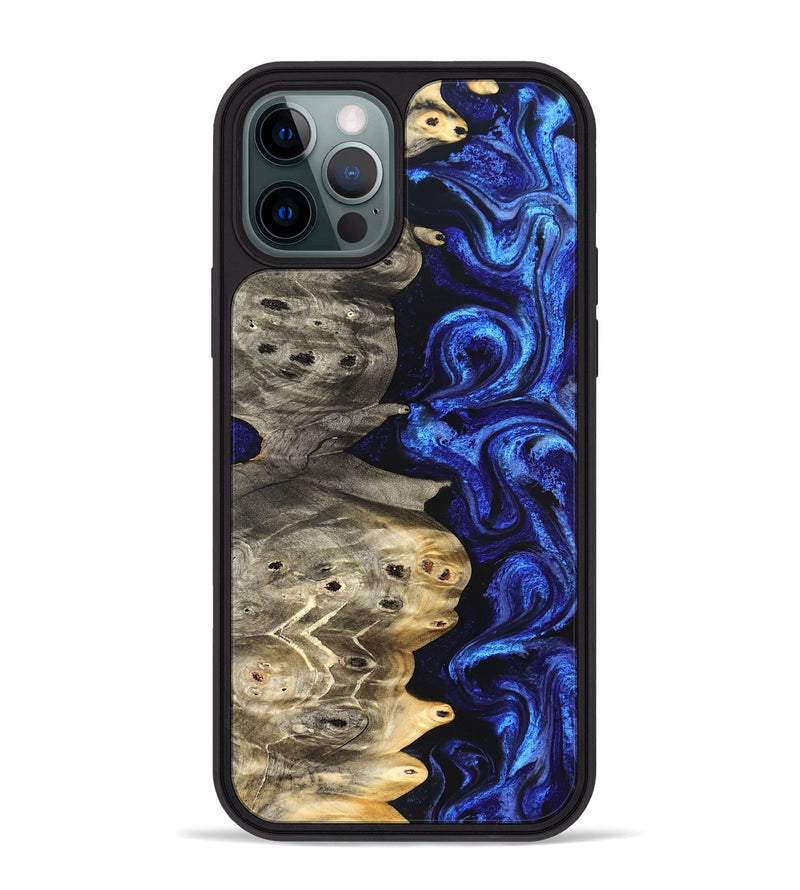 iPhone 12 Pro Max Wood Phone Case - Kenzo (Blue, 824699)