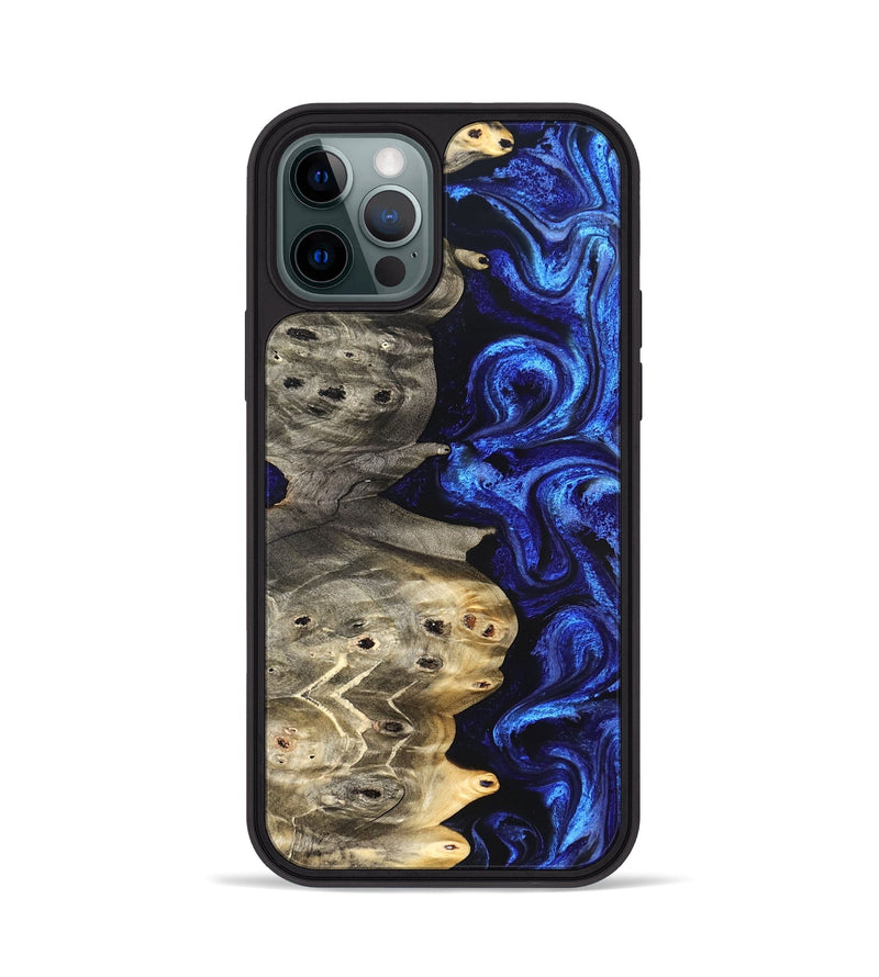 iPhone 12 Pro Wood Phone Case - Kenzo (Blue, 824699)