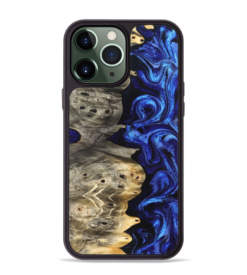 iPhone 13 Pro Max Wood Phone Case - Kenzo (Blue, 824699)