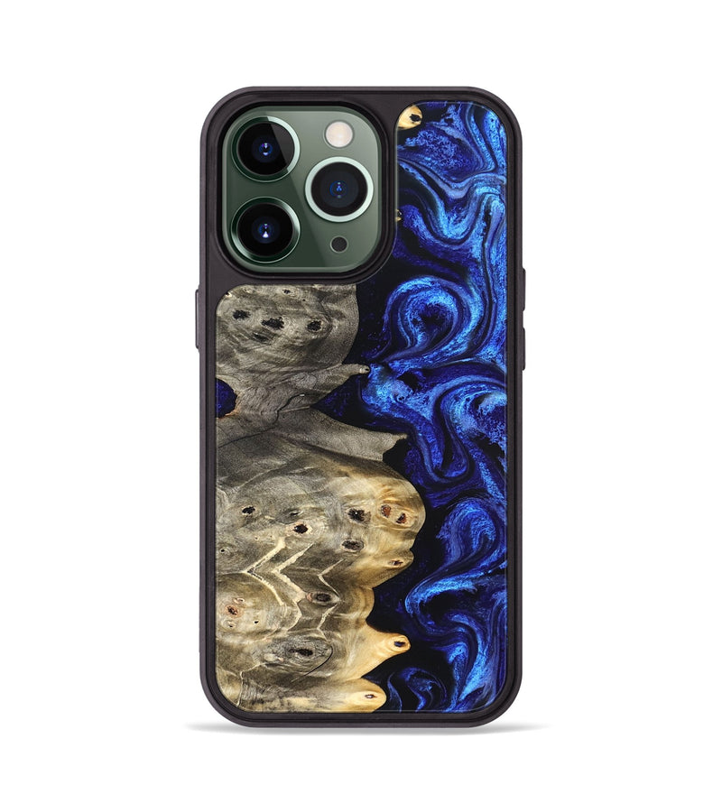 iPhone 13 Pro Wood Phone Case - Kenzo (Blue, 824699)