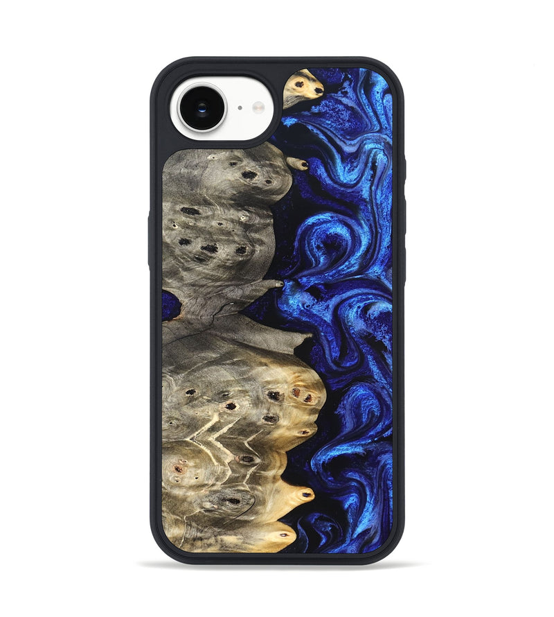 iPhone 16e Wood Phone Case - Kenzo (Blue, 824699)