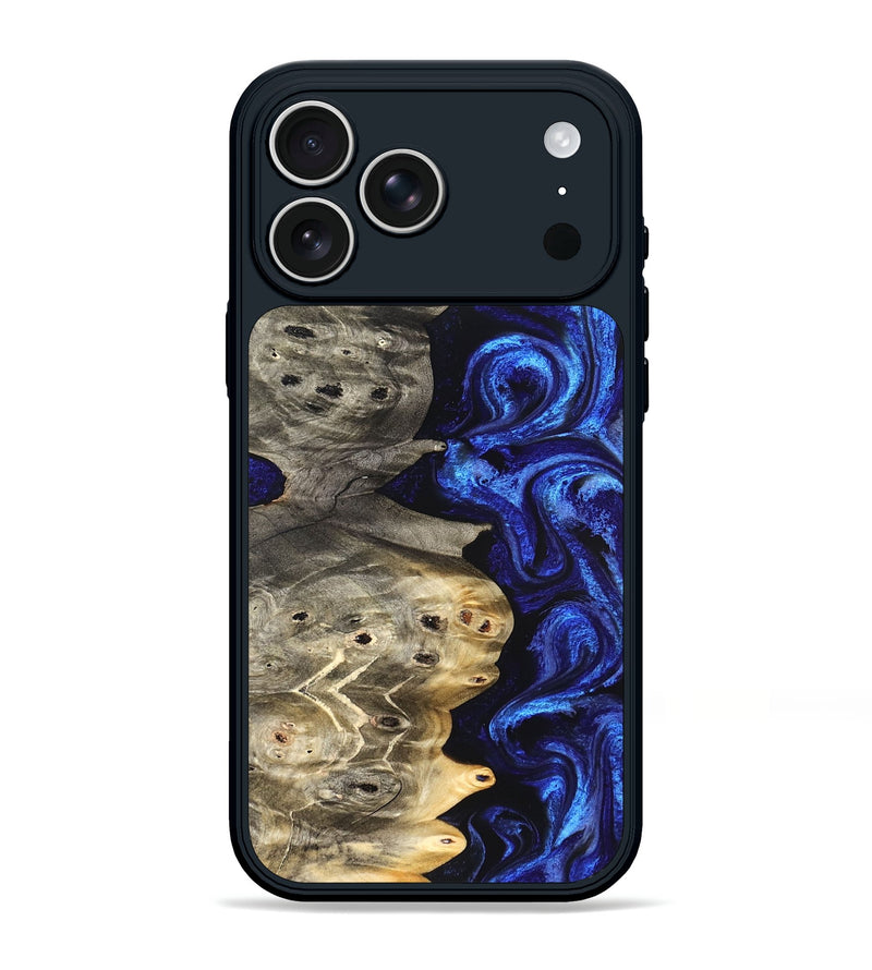 iPhone 17 Pro Max Wood Phone Case - Kenzo (Blue, 824699)