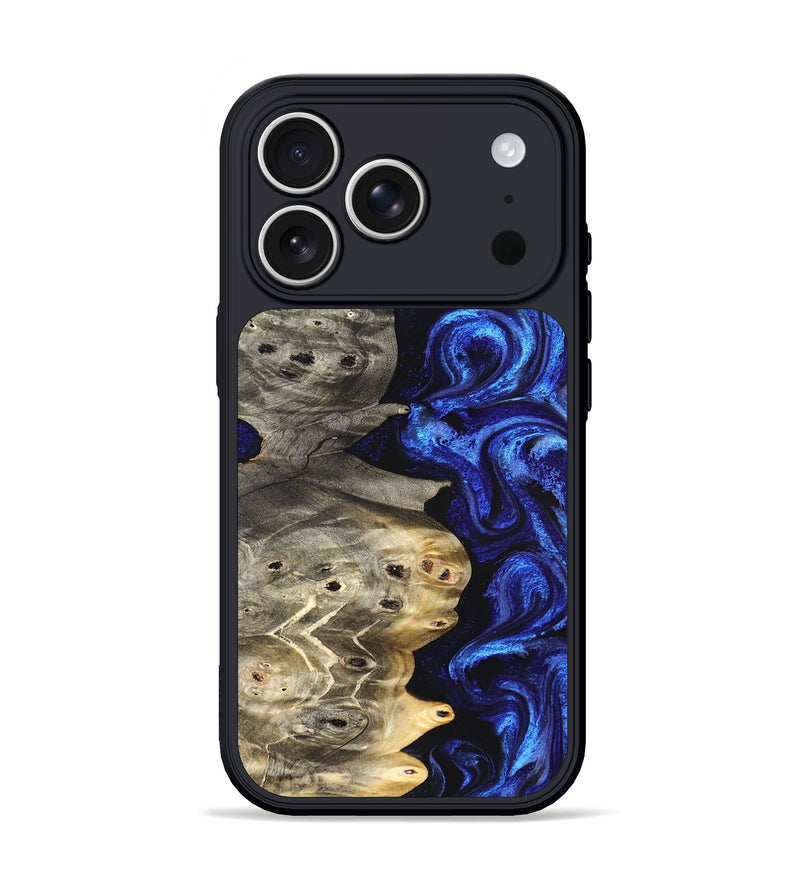 iPhone 17 Pro Wood Phone Case - Kenzo (Blue, 824699)