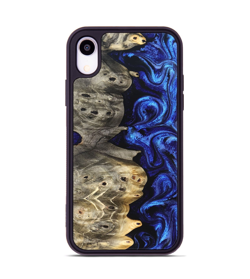 iPhone Xr Wood Phone Case - Kenzo (Blue, 824699)