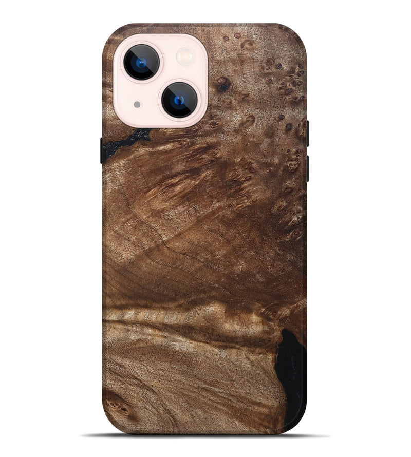 iPhone 14 Plus Wood Live Edge Phone Case - Katy (Solid Wood, 824707)