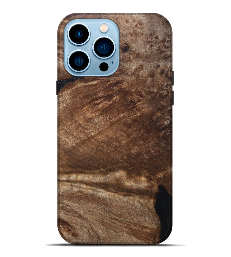 iPhone 14 Pro Max Wood Live Edge Phone Case - Katy (Solid Wood, 824707)