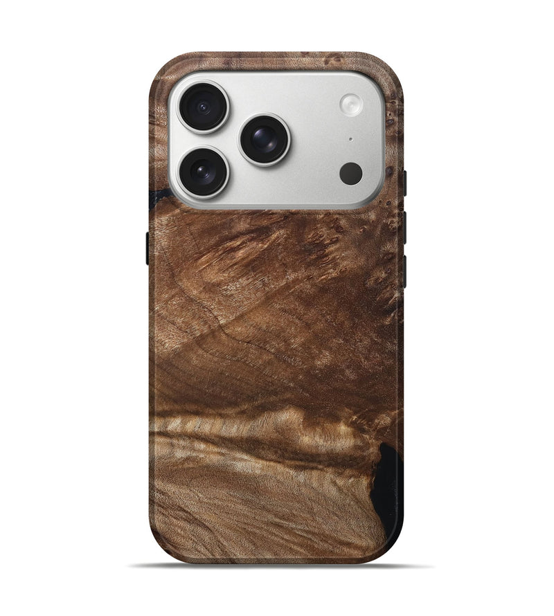 iPhone 17 Pro Wood Live Edge Phone Case - Katy (Solid Wood, 824707)