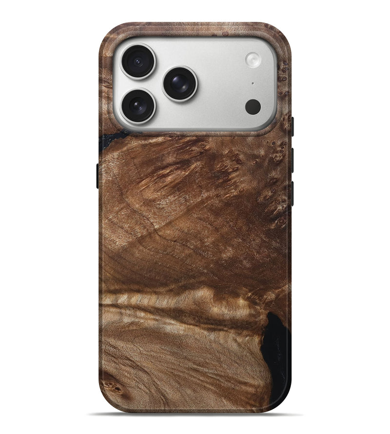 iPhone 17 Pro Max Wood Live Edge Phone Case - Katy (Solid Wood, 824707)